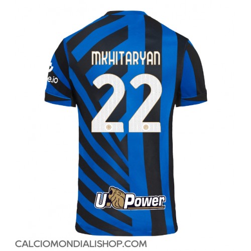 Maglie da calcio Inter Milan Henrikh Mkhitaryan #22 Prima Maglia 2024-25 Manica Corta